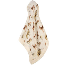 Load image into Gallery viewer, Natural Dog Mini Lovey Two-Layer Muslin Security Blanket