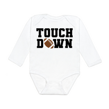 Load image into Gallery viewer, TOUCHDOWN L/S BODYSUIT - WHITE W/ JOGGER SET
