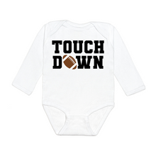 Load image into Gallery viewer, TOUCHDOWN L/S BODYSUIT - WHITE W/ JOGGER SET