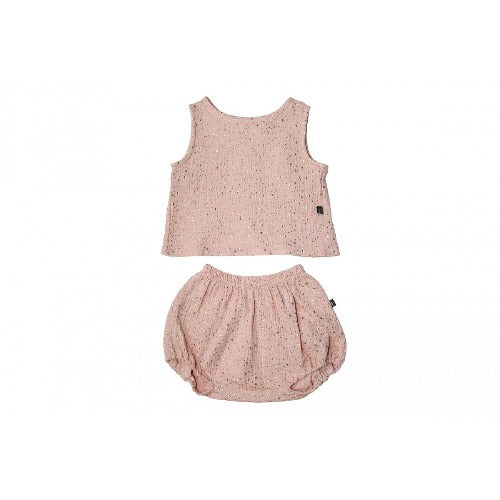 Petite Hailey Tank and Bloomer Set Pink