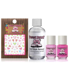 Load image into Gallery viewer, Piggy Paint Nail Polish Gift Set : Perfectly Pink