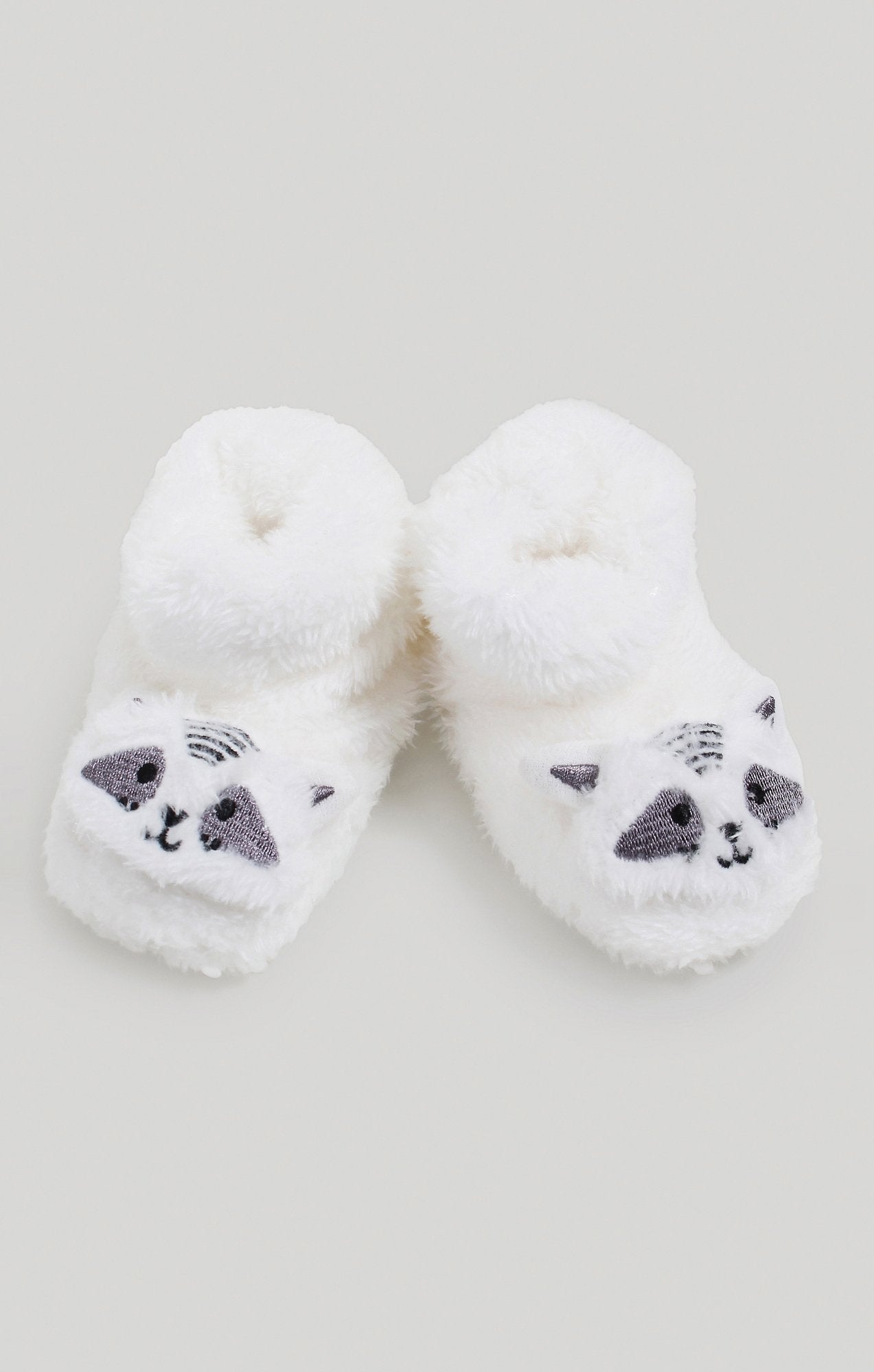Snugabye Baby Neutral Raccoon Slippers