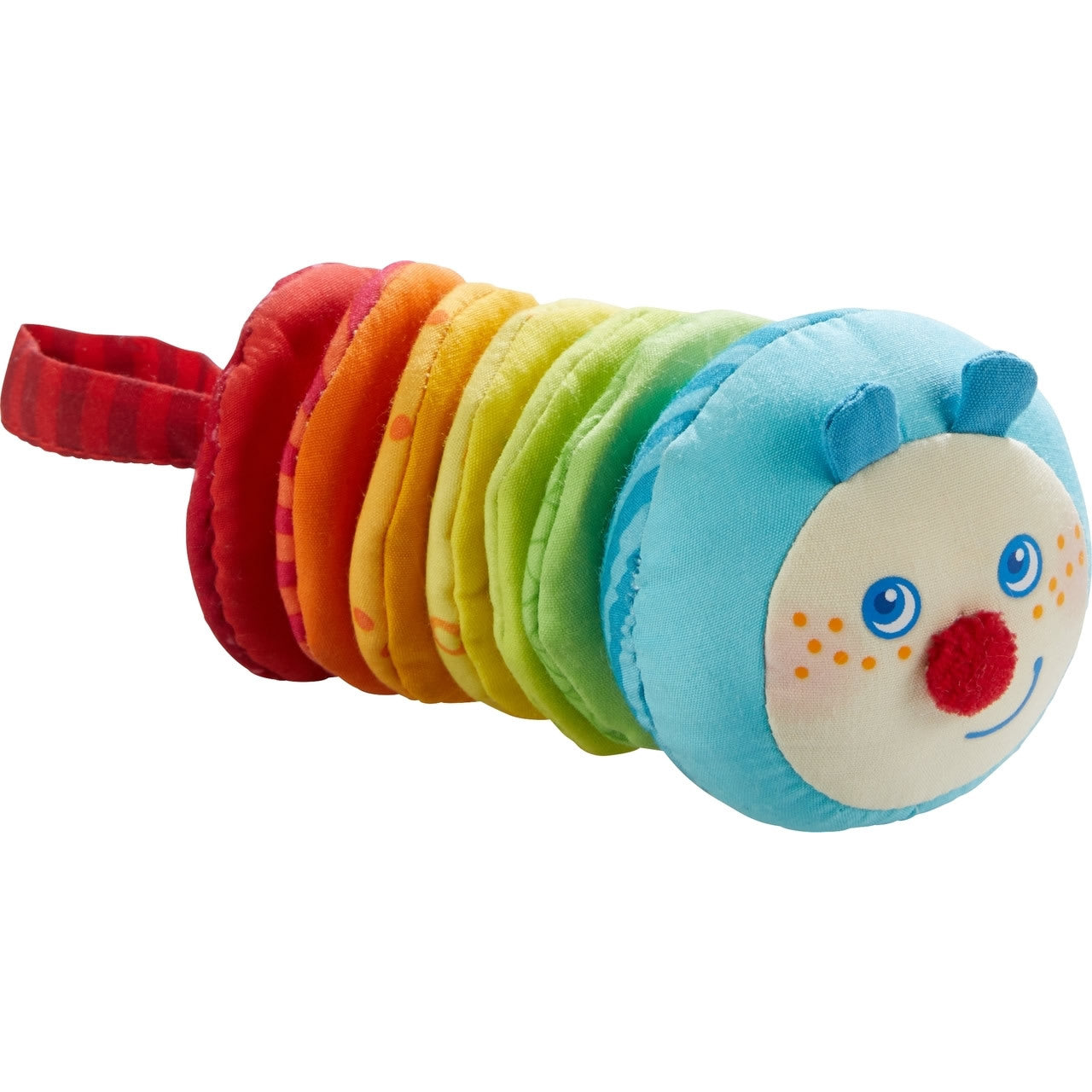 Haba Caterpillar Pull Toy Rainbow