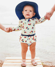 Load image into Gallery viewer, Navy Sun Protective Hat