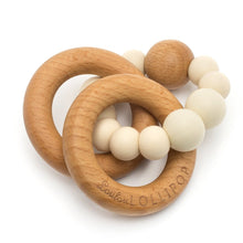 Load image into Gallery viewer, Loulou Lollipop Bubble Silicone and Wood Teether