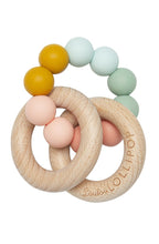 Load image into Gallery viewer, Loulou Lollipop Bubble Silicone and Wood Teether