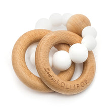 Load image into Gallery viewer, Loulou Lollipop Bubble Silicone and Wood Teether