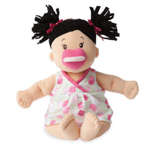 Load image into Gallery viewer, Baby Stella Peach Doll with Black Pigtails