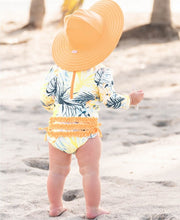 Load image into Gallery viewer, Birds of Paradise One Piece Rash Guard