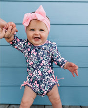 Load image into Gallery viewer, Moonlit Meadow One Piece Rash Guard