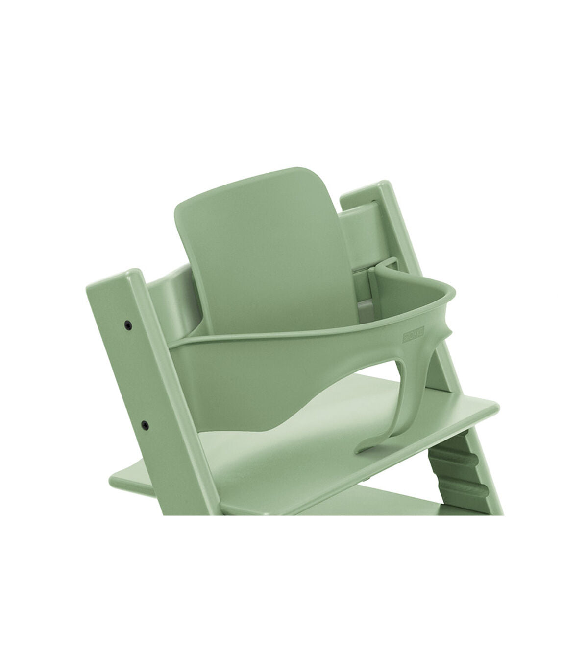 Stokke high best sale chair moss green