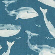 Load image into Gallery viewer, Zipper Pajama Bluewhale
