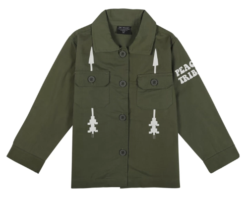 Tiny Whales Military Jackets Army Green