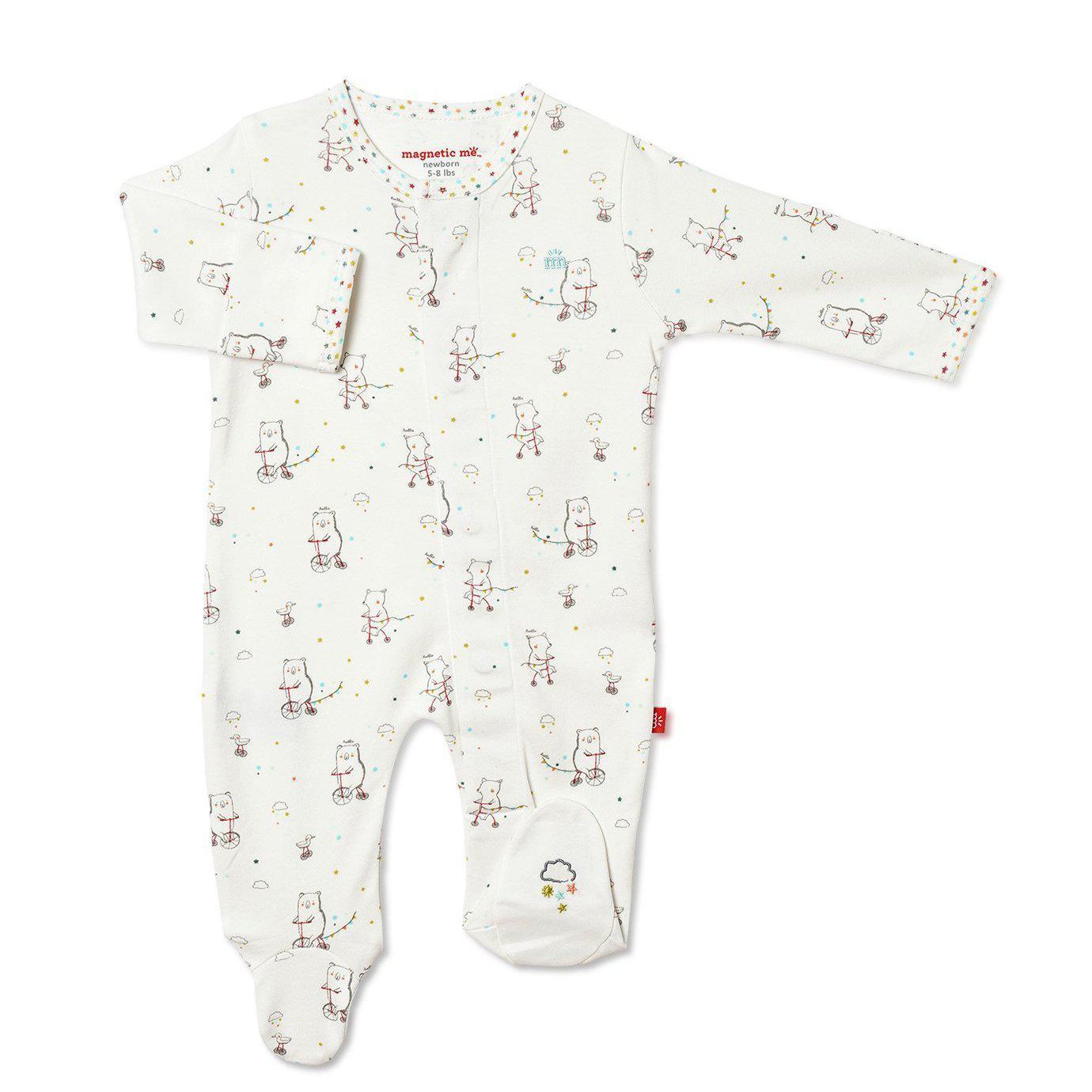 Magnetic Me Cotton Footie : Welcome Baby
