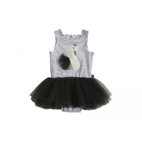 Petite Hailey Swan Baby Tutu Dress