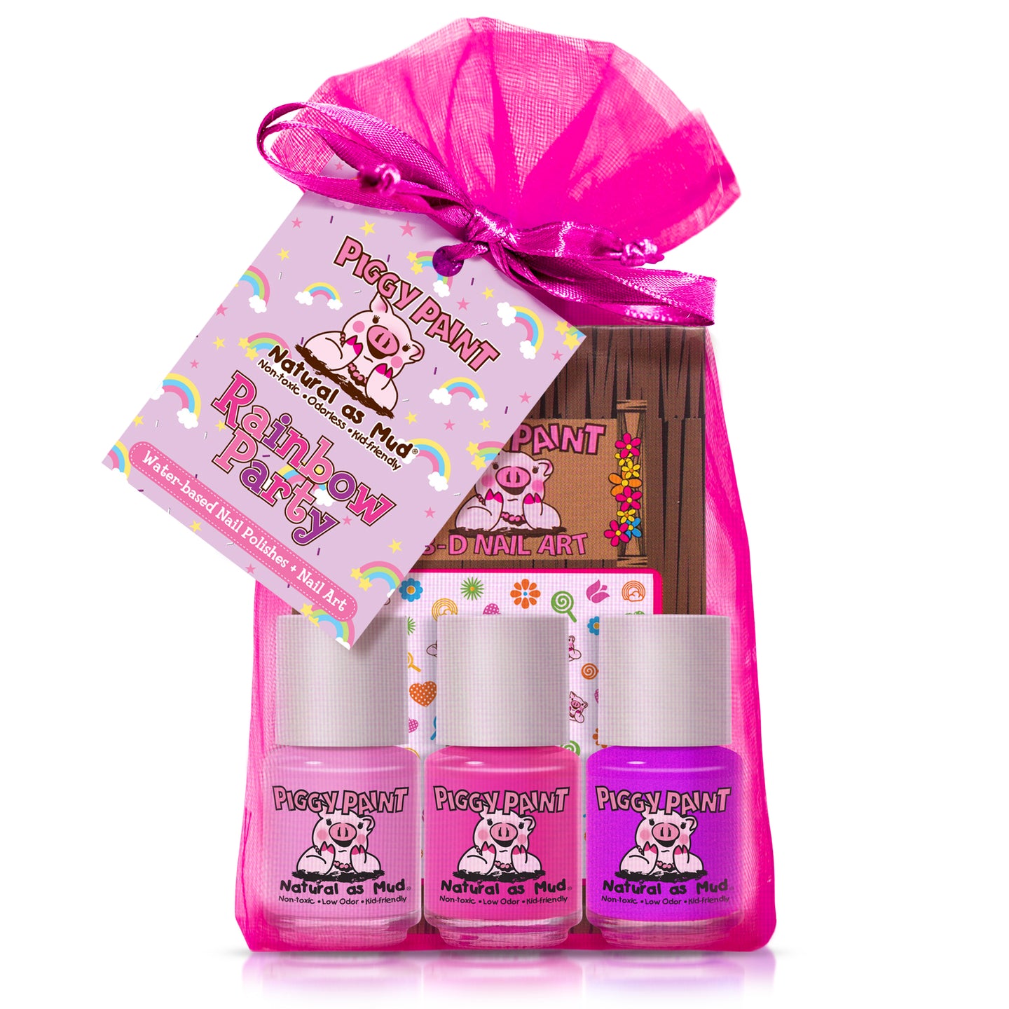 Piggy Paint Nail Polish Gift Set : Rainbow Party