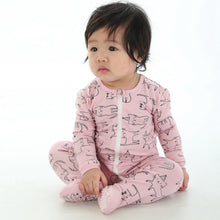 Load image into Gallery viewer, Silkberry Bamboo Footed Sleeper (Cat)
