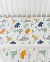 Load image into Gallery viewer, Little Unicorn Cotton Muslin Fitted Sheet
