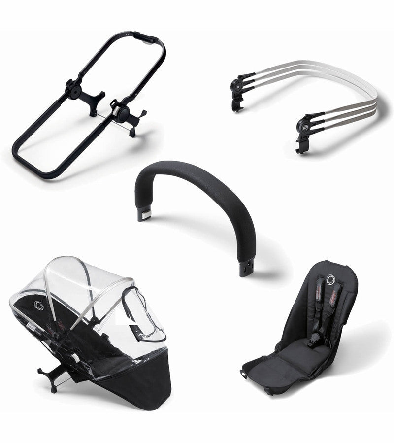 Bugaboo donkey extension set top black