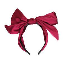 Load image into Gallery viewer, Halo Luxe Serenity Silk Bow Headband
