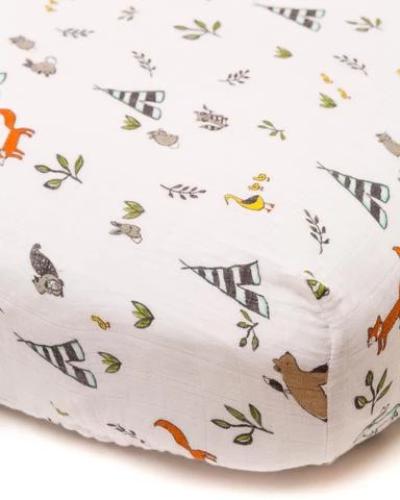 Little Unicorn Cotton Muslin Fitted Sheet