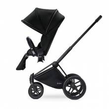 Cybex Priam Matt Black With Lux Seat and Trekking Wheels
