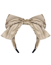 Load image into Gallery viewer, Halo Luxe Serenity Silk Bow Headband
