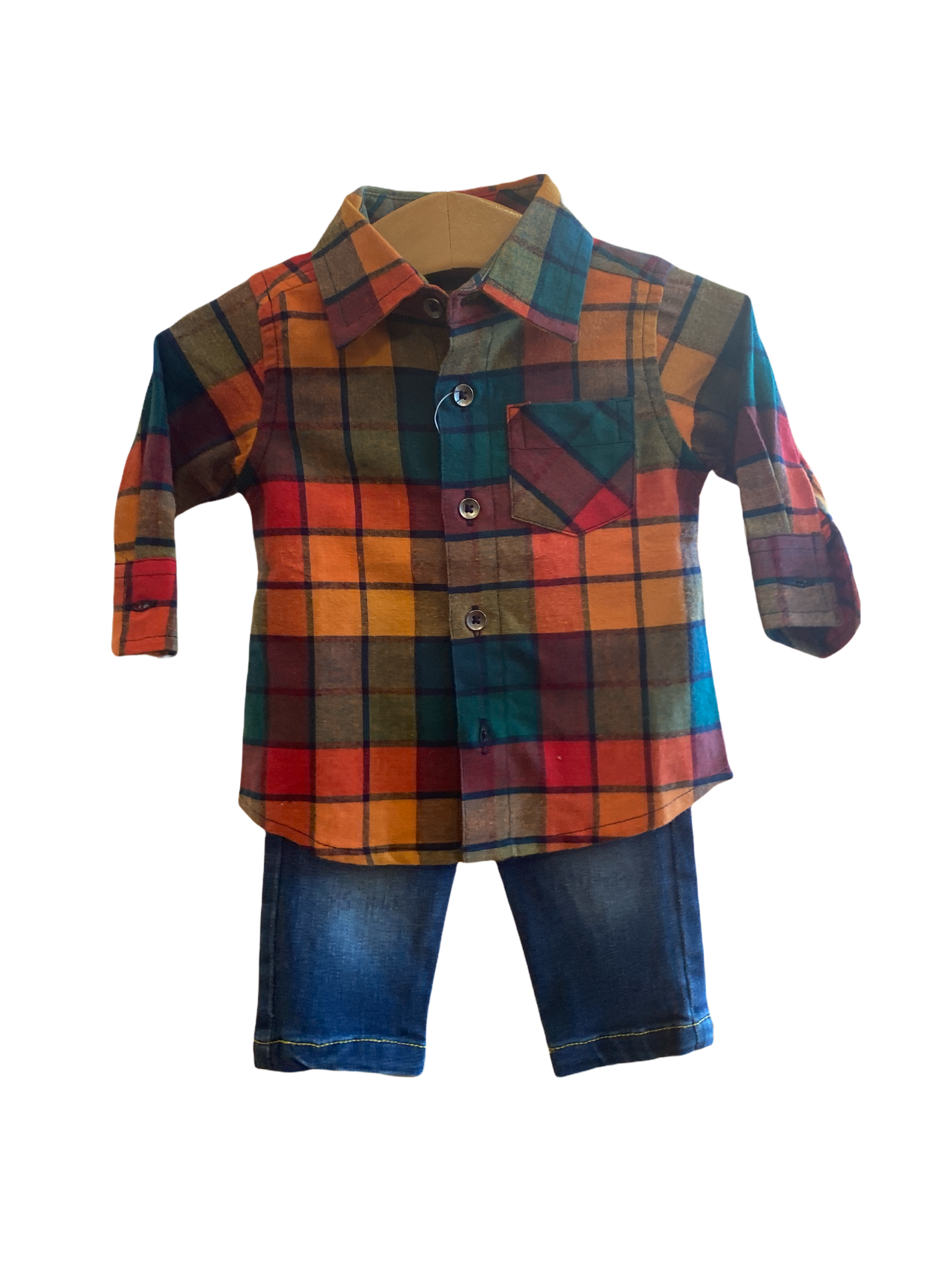 Button Down Shirt & Pant Set