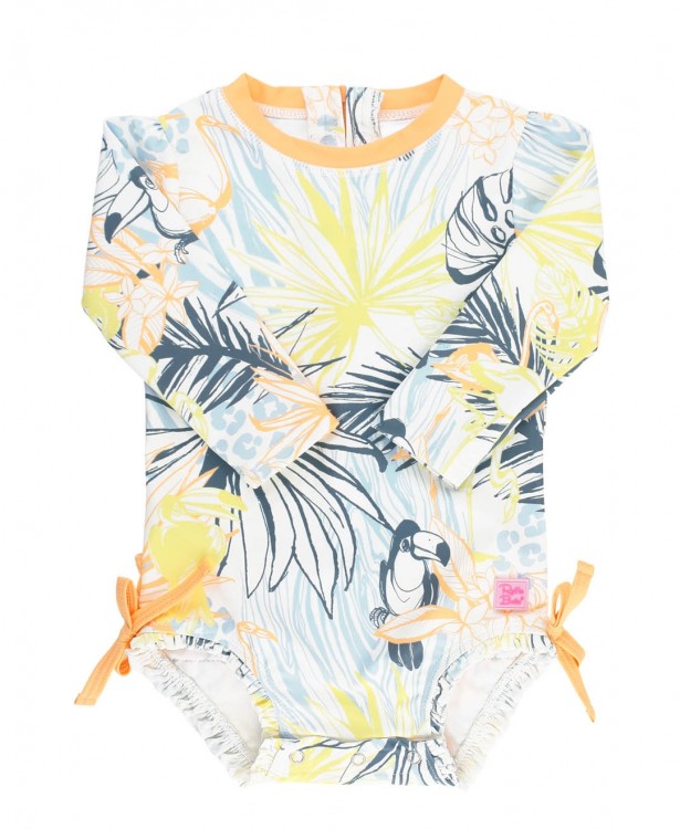 Birds of Paradise One Piece Rash Guard