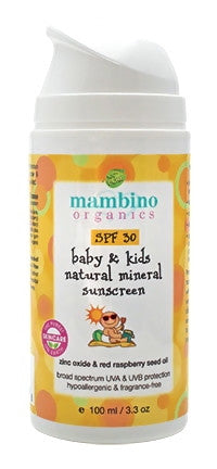 Mambino Organics SPF 30 Baby And Kids Natural Sunscreen