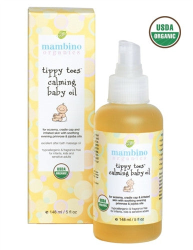 Mambino Organics Tippy Toes Calming Baby Oil 148ml / 5 fl oz
